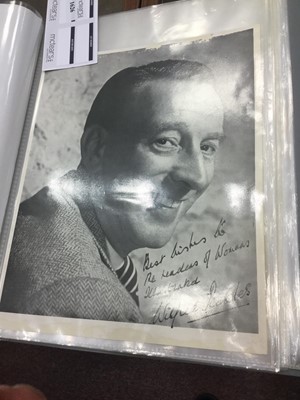 Lot 1626 - A COLLECTION OF AUTOGRAPHED PHOTOGRAPHS