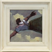 Lot 185 - * DONALD MACLEOD, THE FLYING SCOTSMAN oil on...