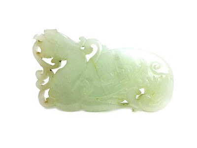Lot 787 - A CHINESE JADE CARVING OF A PHOENIX