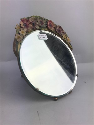 Lot 489 - A 20TH CENTURY BARBOLA MOUNTED DRESSING MIRROR