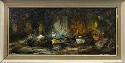 Lot 83 - HARBOUR NOCTURNE, AN OIL BY DON SMITH