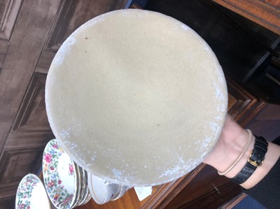 Lot 390 - A STONEWARE CROCK AND OTHER CROCKS