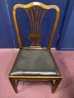 Lot 408 - A COMPOSITE SET OF SEVEN VICTORIAN DINING CHAIRS
