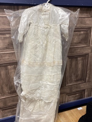 Lot 176 - A CHRISTENING GOWN AND NAVAL DRESS