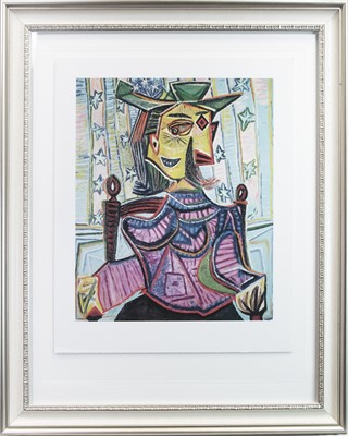 Lot 767 - SEATED PORTRAIT OF DORA MARR, A GOUTTELETTE BY PICASSO