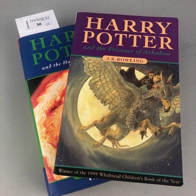 Lot 30 - A LOT OF TWO HARRY POTTER BOOKS