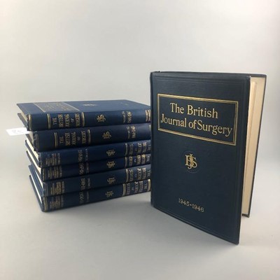Lot 37 - A LOT OF SEVEN VOLUMES OF THE BRITISH JOURNAL OF SURGERY