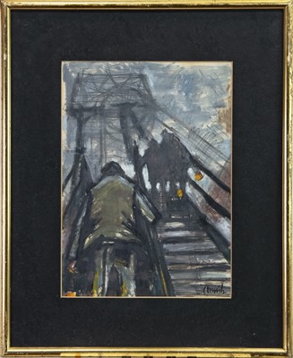 Lot 668 - GANTRY, A MIXED MEDIA BY NORMAN STANSFIELD CORNISH
