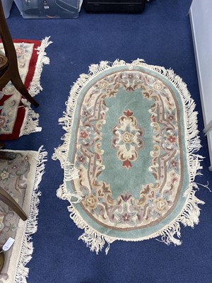 Lot 63 - A LOT OF THREE 20TH CENTURY CHINESE RUGS