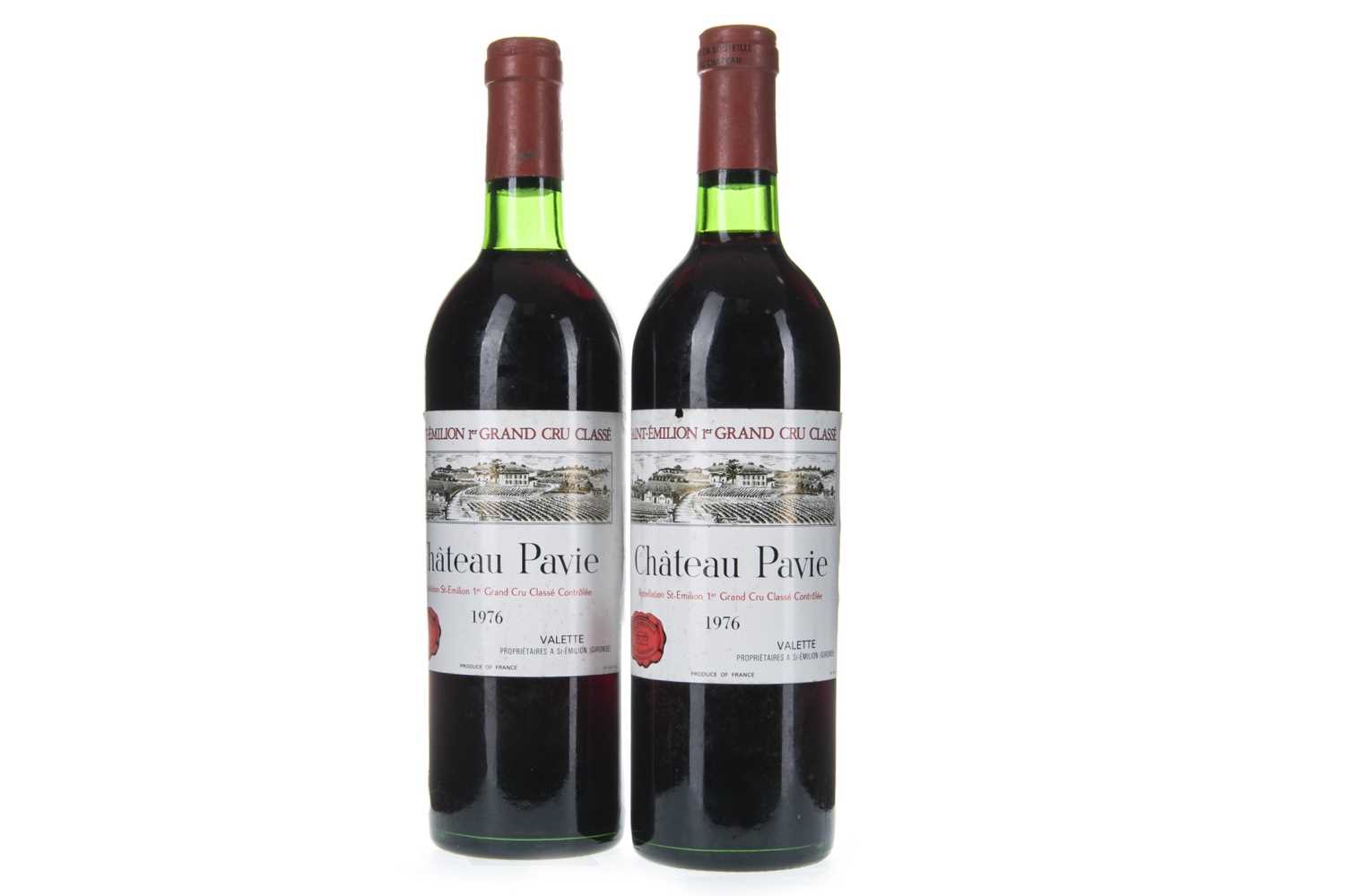 Lot 1010 - TWO BOTTLES OF CHATEAU PAVIE 1976