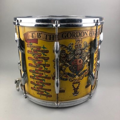 Lot 288 - A GORDON HIGHLANDERS SIDE DRUM