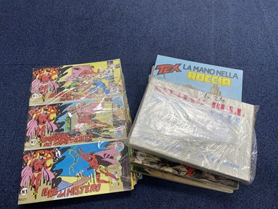 Lot 300 - A LOT OF ITALIAN COMICS INCLUDING DICK TRACY, ROBIN HOOD AND OTHERS