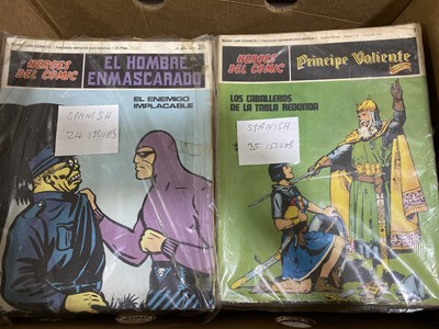 Lot 151 - A LOT OF FRENCH AND SPANISH COMICS ALONG WITH ITALIAN EXAMPLES