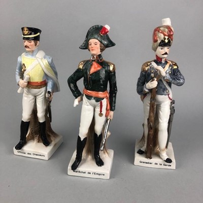 Lot 72 - A LOT OF CERAMIC MILITARY FIGURES