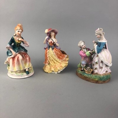 Lot 96 - A LEONARDO COLLECTION FIGURE OF 'EMMA' AND OTHER FIGURES