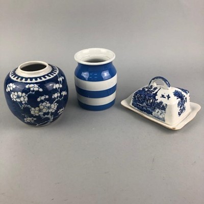 Lot 368 - A LOT OF BLUE AND WHITE CERAMICS