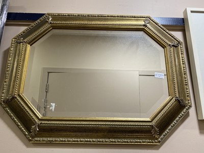 Lot 295 - A LOT OF PICTURES AND A GILT FRAMED MIRROR