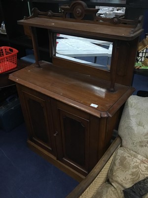 Lot 220 - A VICTORIAN MAHOGANY MIRROR BACKED CHIFFONIER