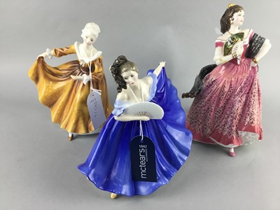 Lot 245 - A LOT OF THREE ROYAL DOULTON FIGURES