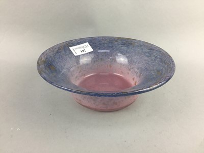 Lot 192 - A VASART CIRCULAR BOWL