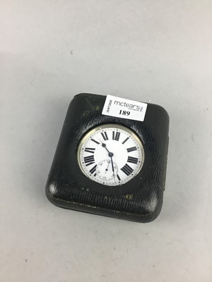 Lot 189 - A RAILWAY MAN WATCH IN FITTED CASE