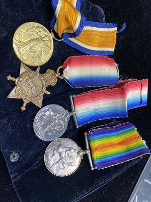 Lot 321 - A LOT OF FOUR WWI MEDALS