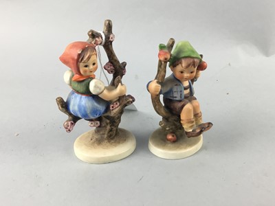 Lot 176 - A LOT OF TWO HUMMEL FIGURES AND FIVE OTHER FIGURES