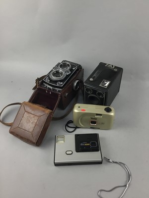Lot 186 - AN ALDISETTE VINTAGE CAMERA AND OTHER CAMERAS