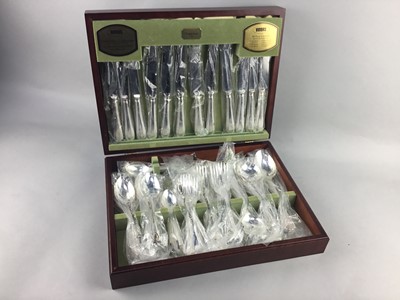 Lot 72 - A LOT OF TWO CANTEENS OF CUTLERY