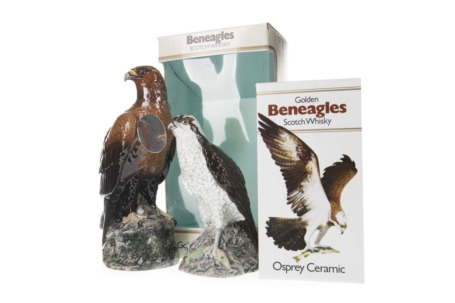 Lot 408 - TWO BENEAGLES BIRD DECANTERS