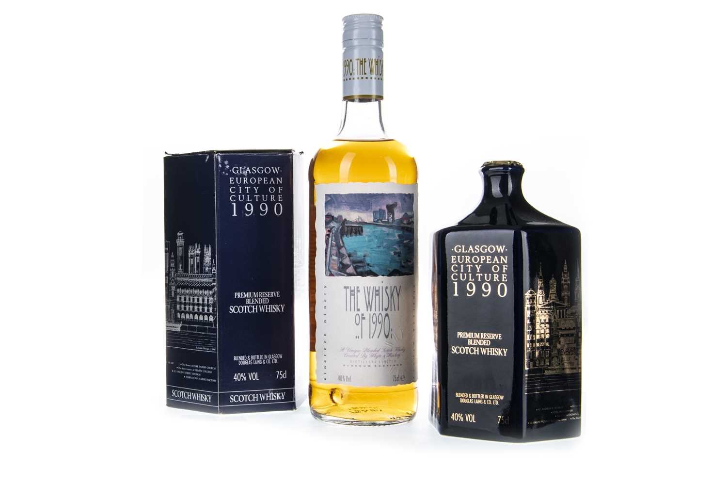 Lot 406 - GLASGOW EUROPEAN CITY OF CULTURE 1990 AND WHISKY OF 1990