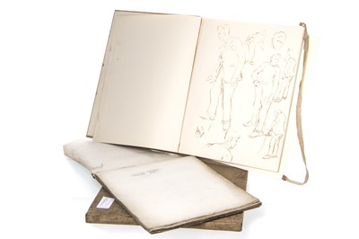 Lot 84 - A COLLECTION OF THREE OF WILLIAM HUNTER'S SKETCHBOOKS