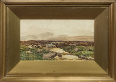 Lot 236 - HIGHLAND STREAM, A WATERCOLOUR BY WILLIAM FULTON BROWN