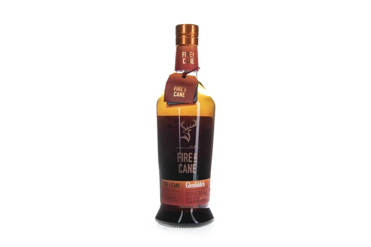 Lot 301 - GLENFIDDICH EXPERIMENTAL SERIES #4 FIRE AND CANE