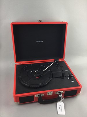 Lot 345 - A BAUHN PORTABLE RECORD PLAYER