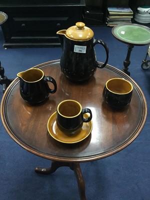 Lot 384 - A PRINKNASH PART COFFEE SERVICE