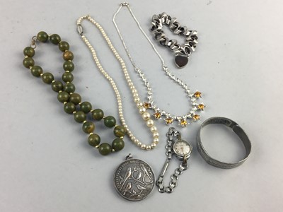 Lot 397 - A LOT OF COSTUME AND OTHER JEWELLERY