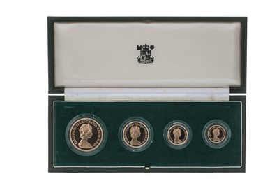 Lot 2 - THE ROYAL MINT UK 1980 GOLD PROOF FOUR COIN SET