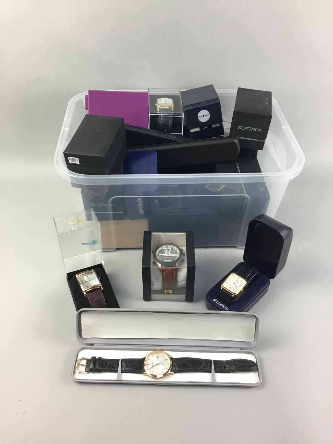 Lot 11 - A COLLECTION OF FASHION WATCHES