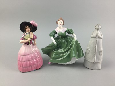 Lot 35 - A LOT OF FIGURES OF LADIES AND OTHER CERAMICS