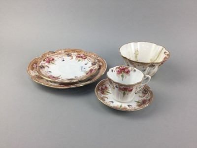 Lot 36 - A DUCHESS CHINA FLORAL DECORATED PART TEA SERVICE AND OTHER TEA WARE