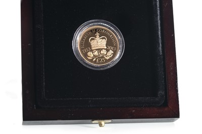 Lot 7 - A CORONATION JUBILEE JERSEY £25 GOLD COIN