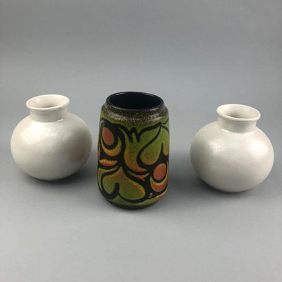 Lot 129 - A LOT OF SIX VARIOUS SMALL POOLE POTTERY VASES