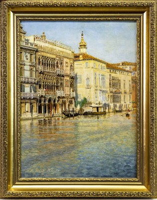 Lot 108 - VENICE, AN OIL BY WILLIAM PATRICK WHYTE