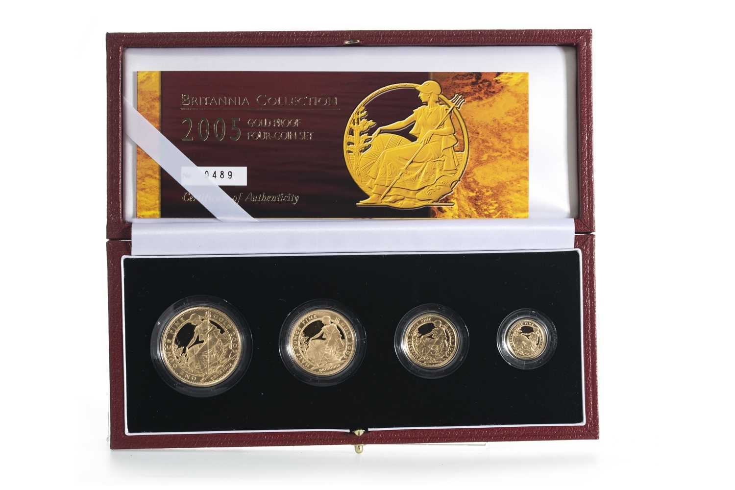 Lot 38 - 2005 GOLD PROOF BRITANNIA COLLECTION FOUR COIN SET