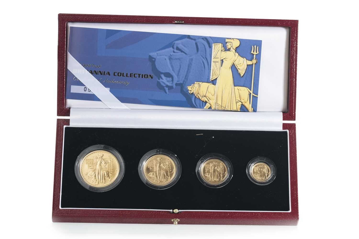Lot 30 - 2001 GOLD PROOF BRITANNIA COLLECTION FOUR COIN SET