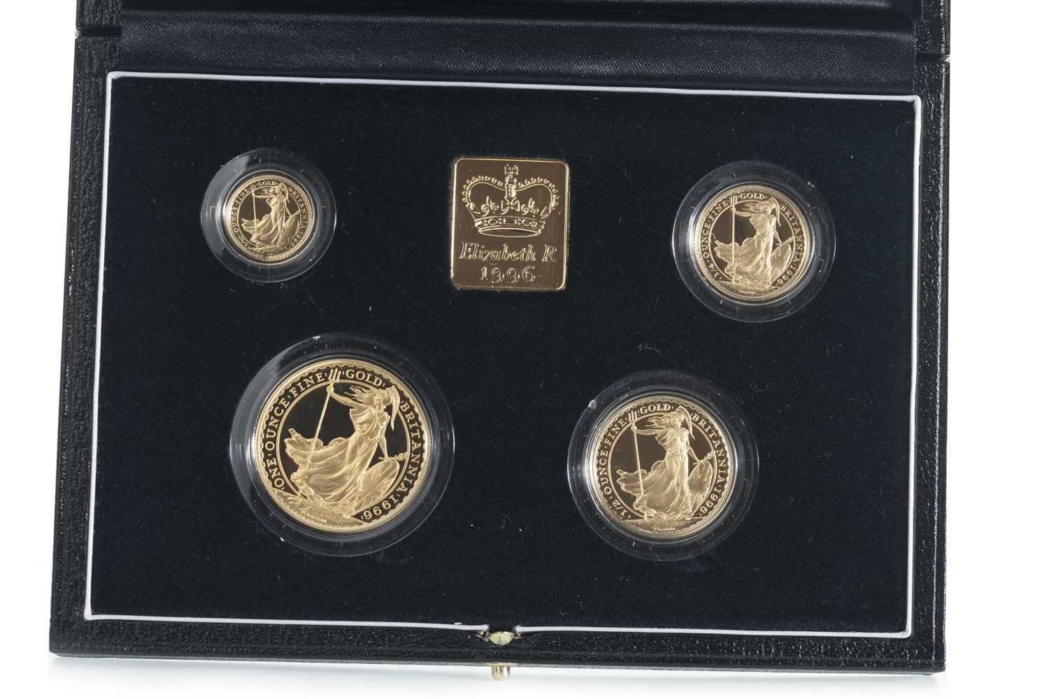 Lot 35 - 1996 GOLD PROOF BRITANNIA FOUR COIN SET