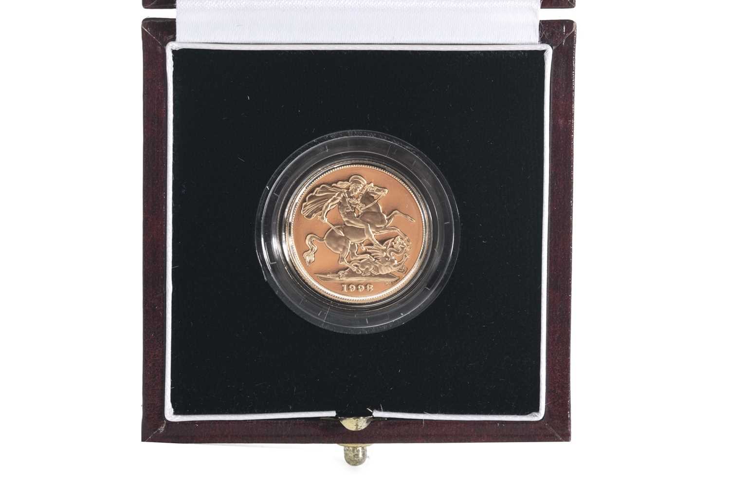 Lot 61 - 1998 GOLD PROOF SOVEREIGN