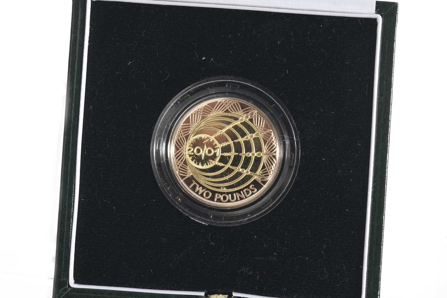 Lot 44 - 2001 GOLD PROOF MARCONI £2 COIN