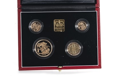 Lot 64 - 1999 GOLD PROOF SOVEREIGN FOUR COIN SET